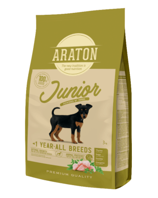 Araton Dog Junior All Breeds Pollo, Pato y Pavo 3kg