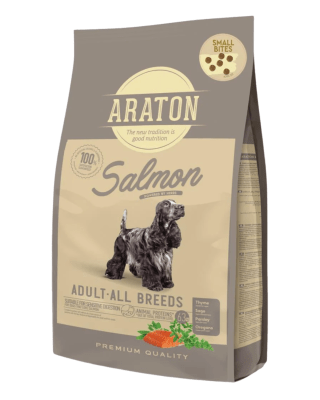 Araton Dog Adulto Small Bites Salmón 3kg