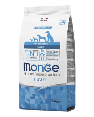 Monge Canine adult salmon Light 2.5 Kg