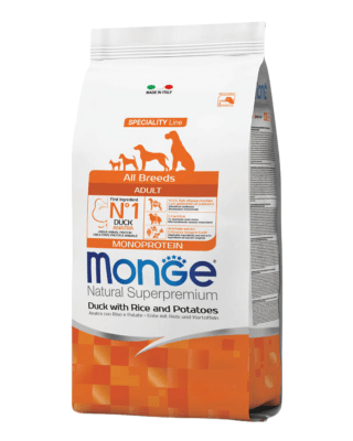 Monge Canine Adult Pato, Arroz y Papa 12kg
