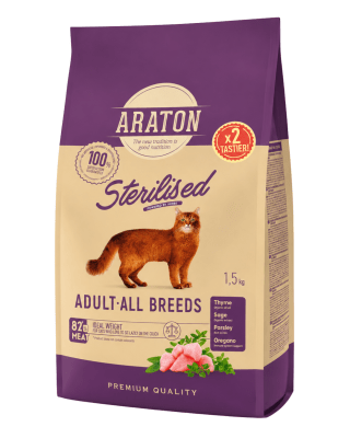 Araton Cat Adult All Breed Sterilized 1.5kg