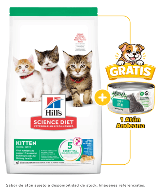 Hills SD Kitten Ocean Fish 1.58kg + 1 lata Andeana gratis