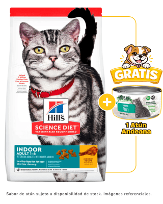 Hills SD Feline Indoor Adult 3.2kg + 1 lata Andeana gratis