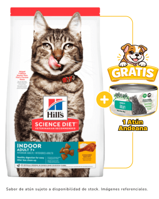 Hills SD Feline Indoor Adult 7+ 1.6 kg + 1 lata andeana gratis