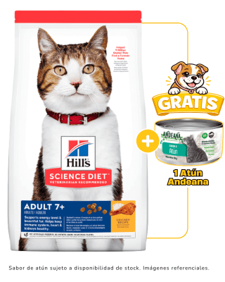 Hills SD Feline 7+ Active Longevity + 1 lata Andeana gratis