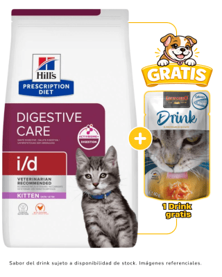 Hills PD Feline Kitten i/d 1.8kg + + 1 Drink Leonardo gratis