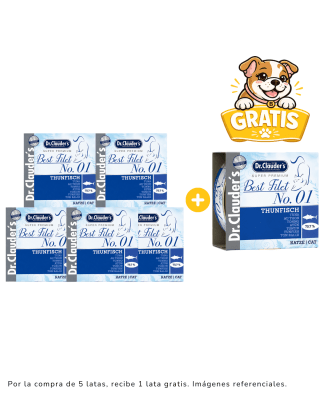 Dr. Clauders Cat Adult BF #01 Atún 70gr promoción 5 + 1 gratis