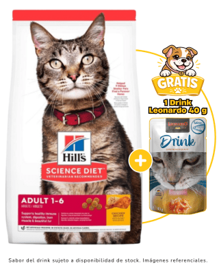 Hills SD Feline Adult Optimal Care 1.8kg + 1 drink leonardo gratis