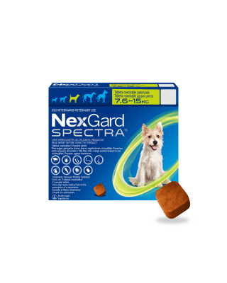 Nexgard Spectra Para Perros De 7.6 a 15kg x 1 tableta