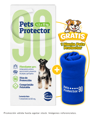 Pets Protector 90 Small (4.5kg a 10kg) + 1 manta Pets Protector gratis