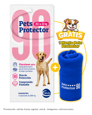 Pets Protector 90 Large (20.1kg a 32kg) + 1 manta pets protector gratis