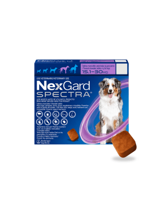 Nexgard Spectra Para Perros de 15.1 a 30kg x 1 Tableta