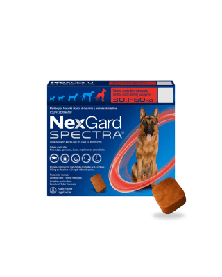 Nexgard Spectra Para Perros De 30.1 A 60kg X 1 Tableta
