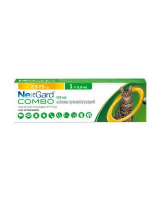 Nexgard Combo Pipeta para Gato de 2.5kg a 7.5kg