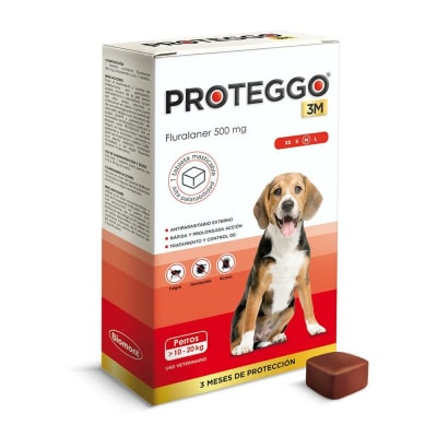 PROTEGGO 3 Meses (500mg) >10 a 20kg (Caja x 1 tab)