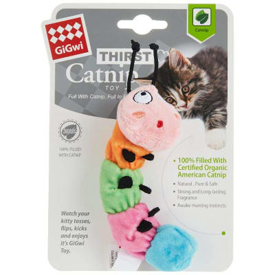 GIGWI CATERPILLAR CATNIP ORGANIC