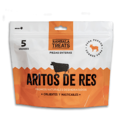 RAMBALA ARITOS DE RES DESHIDRATADOS 5 UND