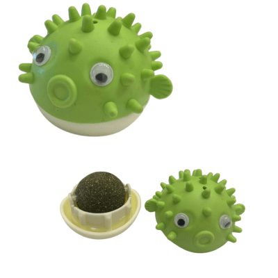 Juguete para Gato Tipo Rascador con Catnip forma de Pez