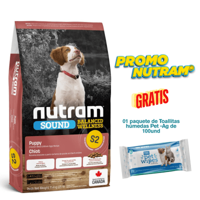S2 NUTRAM SOUND PUPPY 11.4kg - Promo Pet Ag