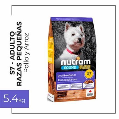 S7 NUTRAM SOUND SMALL BREED ADULT DOG 5.4kg