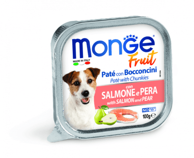 Monge Dog Fruit Salmón y Pera 100gr