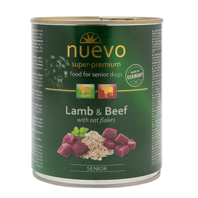 NUEVO SP PERRO SENIOR CORDERO & CARNE 800gr