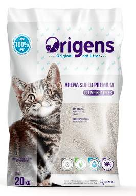 Arena Origens Super Premium sin aroma 20kg