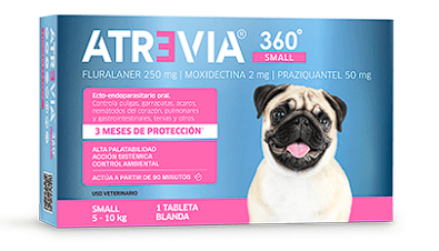 Atrevia 360° Antipulgas - SMALL (5kg a 10kg)