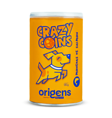 Origens Snacks Perro Crazy Coins Monedas de Salmón 130Gr