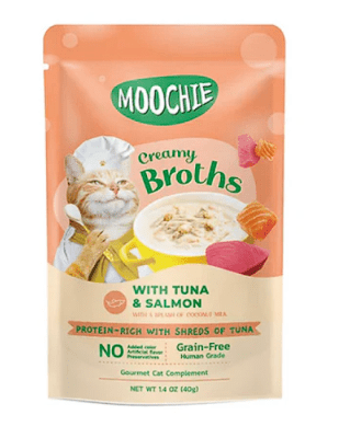 MOOCHIE SOPITAS CREMOSAS CON ATÚN Y SALMÓN - 40gr