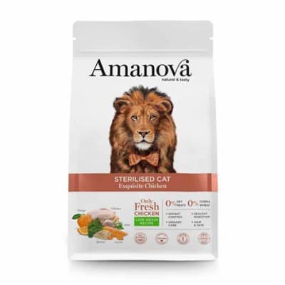 Amanova Gato Adulto Esterilizado Pollo 1.5kg