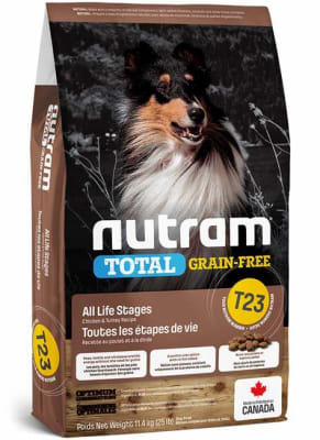 T23 NUTRAM TOTAL GRAIN FREE - TURKEY CHICKEN & DUCK DOG 11.4kg