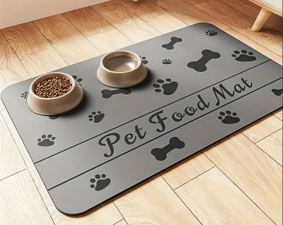 Alfombrilla antideslizante para mascotas