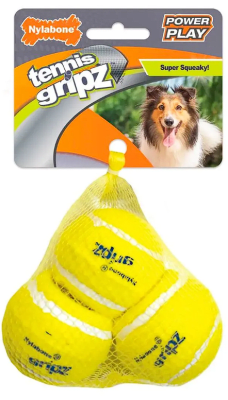 Nylabone Juguete Para Perro Nyla Play Tennis Ball 3pk - Small