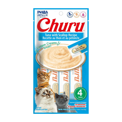Snacks Churu de atún y vieira (4 unidades)