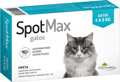 SpotMax Gatos Pipeta (1und) de 4kg a 8kg (1ml)