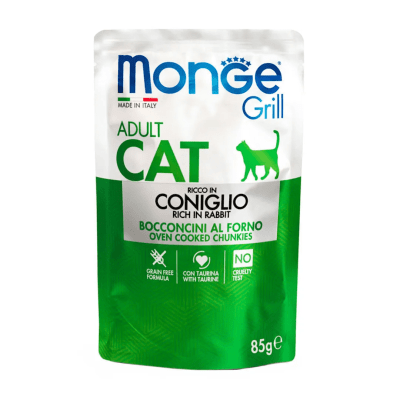 Monge Feline Grill Adulto Conejo 85gr