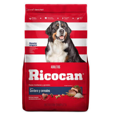 Ricocan Adulto Cordero razas medianas y grandes 15kg