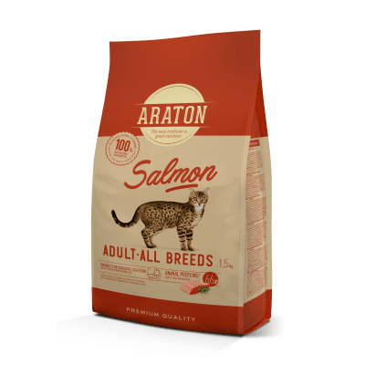 Araton Cat Adult All Breed Salmón 1.5kg