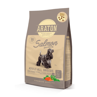 Araton Dog Adulto Small Bites Salmón 3kg
