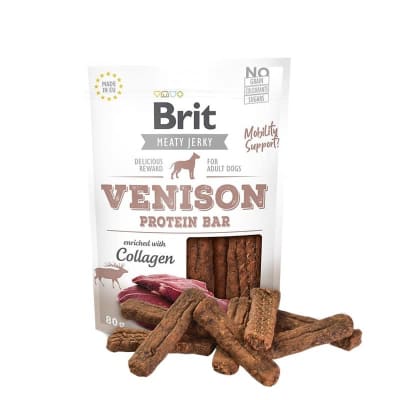 Brit Jerky Snacks Venison Meaty 80gr