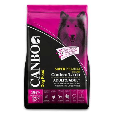 Canbo Adulto Super Premium Cordero Razas Medianas y Grandes 15kg