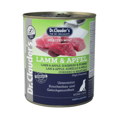 Dr. Clauders Dog Lamm & Apfel (cordero y manzana) - 800gr