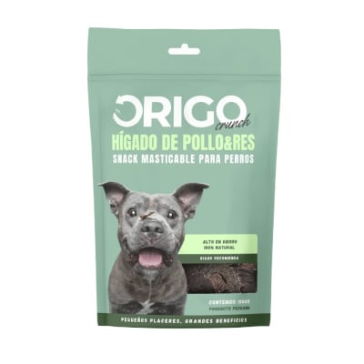 Origo Crunch Hígado de Pollo & Res 100gr