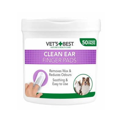 VET´S BEST CLEAN EAR FINGER PADS (50 pads)
