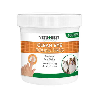 VET´S BEST CLEAN EYE ROUND PADS (100 pads)