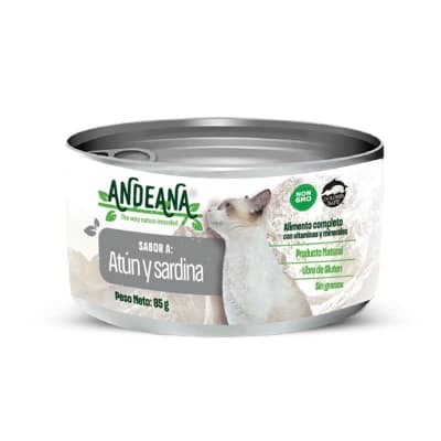 Andeana alimento para gato de Atún y Sardinas