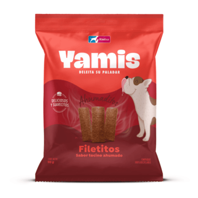 Yamis Filetitos sabor tocino ahumado 90gr