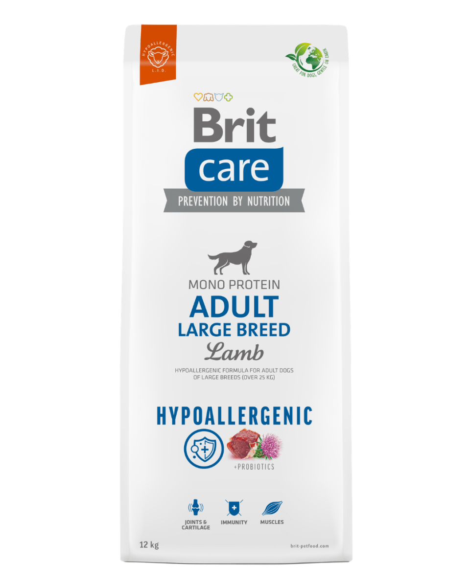 BRIT CARE DOG HYPOALLERGENIC ADULT LARGE BREED LAMB 12kg1