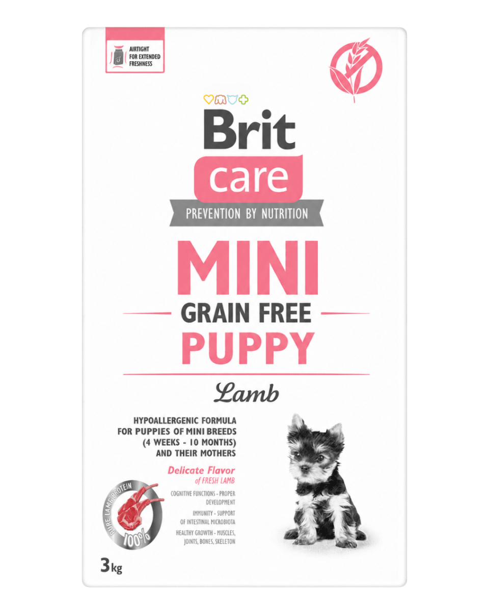 BRIT CARE GRAIN FREE MINI PUPPY LAMB 2kg1
